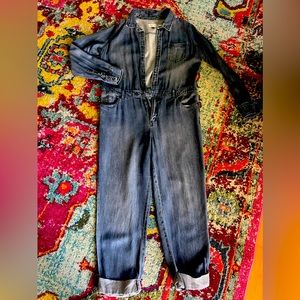 Universal thread denim jumpsuit